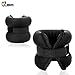 JBM Ankle Weights Wrist Leg Weights Sand Filling 2lb 4lb 6lb (1 Pair) Adjustable Straps for Walking Jogging Gym Fitness Exercise Gymnastics Aerobics 4 Colours