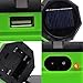 Ultra Bright Solar Rechargeable Collapsible LED Camping Lantern Light 180 Lumen Portable Water Resistant Outdoor Survival Lamp for Hiking Fishing Emergency Outages - Green