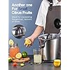 Aicok Orange Juicer Electric Powerful 160W Electric Citrus Juicers with Humanized Handle, 2 Cone Sizes,Stainless Steel Dripless Spout and Non-Slip Feet, BPA Free