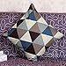 Beautyvan New Comfortable geometric cushion covers decorative pillows cushions (Blue)