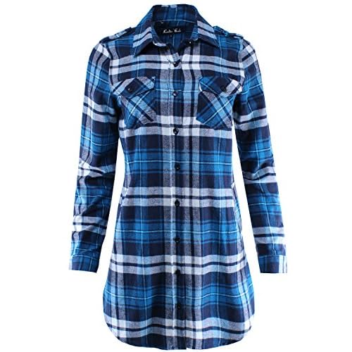 ladies tartan shirt dress