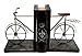 Bellaa 20850 Bicycle Bookends Pair Cycling Metal 8 inch