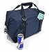 Polar Bear Coolers - Original Nylon Soft Cooler Bag - Insulated Leak Proof Beach Cooler Bag, Small Thermal Bags for Travel - Heavy Duty & Portable - Sweat Proof Picnic Carrier - Navy, 24 Pack