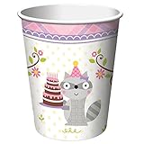 Creative Converting 8 Count Paper Cups, Happi Woodland Girl