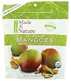 Made In Nature Organic Dried Mangos, 3-Ounce Bags (Pack of 6)