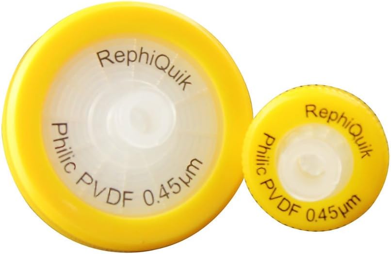 PVDF 13 mm 0.45 um syringe filter, 1000/pack