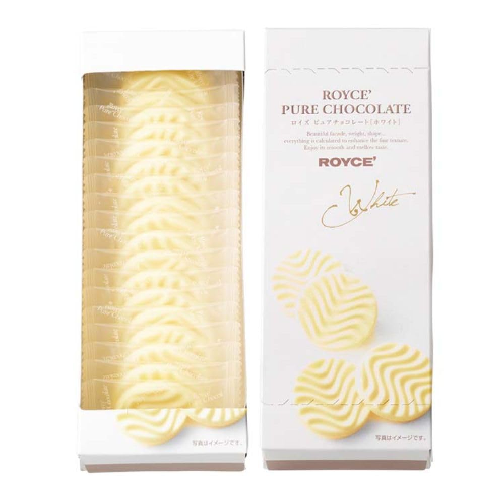 【ROYCE’】ロイズ北海道銘菓 ピュアチョコレート ホワイト 20枚 100g 1箱商品画像