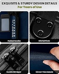 OutdoorMaster Golf Travel Bags for Airlines with