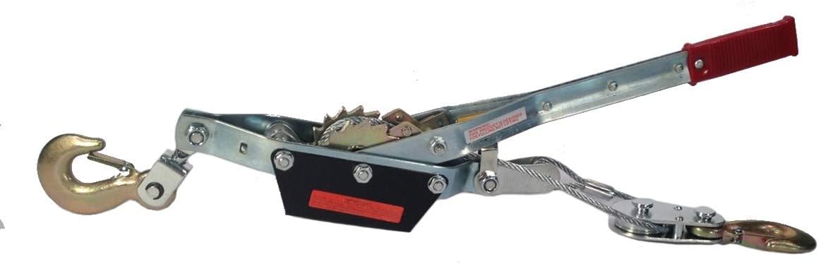 Amazon Com 4 Ton Hand Cable Puller Winch Come Along Wire Rope Home Improvement