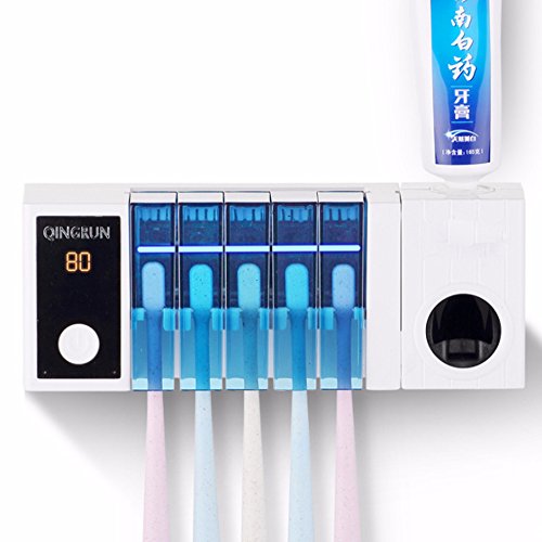 Toothbrush holder ultraviolet toothbrush sterilizer aut…