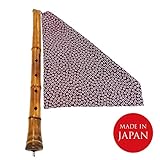 Shakuhachi Flute Cleaning Cloth Tsuyukiri/Tsuyutoshi from Japan, Cotton (Red)
