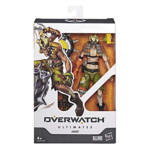 Hasbro Overwatch Ultimates Serie Junkrat 15 cm große Videospiel Charakter Action-Figur zum Sammeln mit Accessoires – Bild 3
