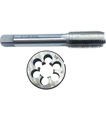 GBJ 8-36 UNS Tap And Die Set - High Speed Steel Thread Cutting Tool For Metalworking