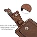 ONLVAN Executive Leather Luggage Tag with Snap Closure (Brown)