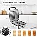 AICOOK 2-Slice Non-Stick Belgian Waffle Maker, 1200W No-Drip Waffle Iron with Browning Control, Indicator Lights, Compact Design, Easy Clean and Store