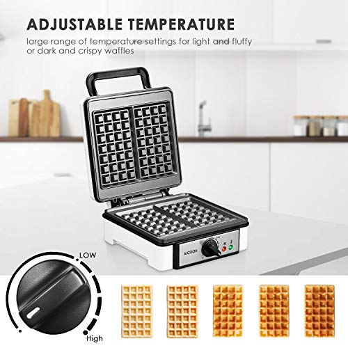 AICOOK 2Slice NonStick Belgian Waffle Maker Pricepulse