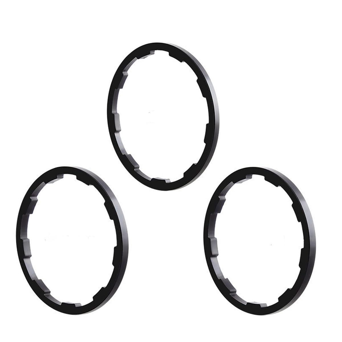 HOUSON Bicycle Flywheel Spacer, Hub Spacer Bicycle Flywheel Hub Spacer Axle Disc Seal Spacer Cassette Flywheel Hubs for Mountain Bike (2mm/2.18mm/2.35mm)