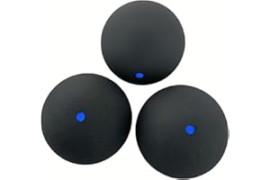 VisnzvLux 3 Pieces Blue Dot Squash Ball Custom Logo Professional high Elasticity Resistant to Play for Training and Practice
