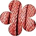 DailyShoes Mens Round Waxed Shoelaces Ox Flat Dress Canvas Shoe Laces, (Great for Dual Tone), (1 PAIR), Red, 27