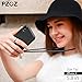 PZOZ iPhone X Case, Slim Silicone Lanyard Case Cover Holder Long Hanging Neck Wrist Strap Outdoors Travel Necklace for iPhone X (Black)