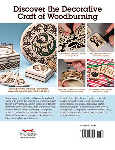 Learn to Burn: A Step-by-Step Guide to Getting Started in Pyrography (Fox Chapel Publishing) Easily  - //medicalbooks.filipinodoctors.org