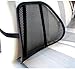 Kemilove Black Mesh Lumbar Back Brace Support Office Home Car Seat Chair Cushion