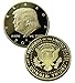 Not My President - Donald Trump Treason & Impeachment, 24kt Gold Plated Coin & Stand
