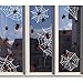 jollylife 174PCS Halloween Spider Webs Window Clings Decorations - Spiders Ghosts Bats Decals Haunted House Party Ornaments