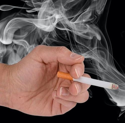 fake realistic cigarette Realistic Looking Fake Stage Puff Cigarettes (3.5") Prop for Prank,  Halloween Costume, Movie, or Theater Play Tricky Fun Gag Cool Toy Fancy  Dress Looks Lit Up. (2 Cigarettes) in Dubai