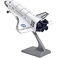 Ailejia Space Shuttle Scale Model Kit Airplane Orbiter Metal Model Space Shuttle Ship Plane Diecast Space Shuttle Aircraft Toy Collection Light 8"