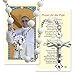 Wood Scented Bead Rosary and Free Prayer Card Blessed By Pope Francis