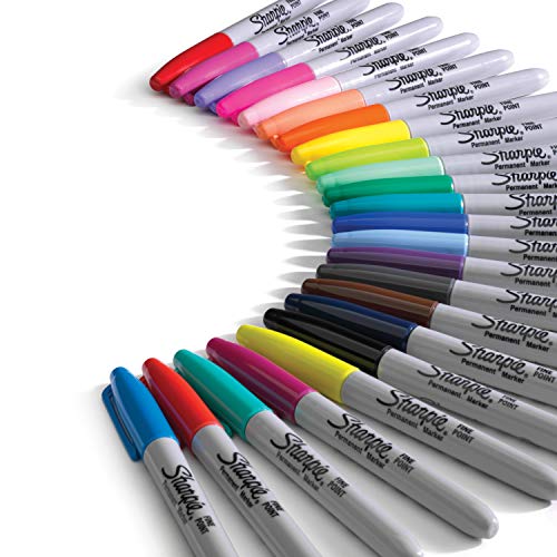 SHARPIE Color Burst Permanent Markers, Fine Point, Assorted Colors, 24 Count Pricepulse