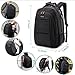 Laptop Backpack, Business Anti-Theft Ultra-Thin and Durable Travel Backpack with USB Charging Port Waterproof, University Men and Women Computer Bag Suitable for 17-inch laptops and laptops - Black