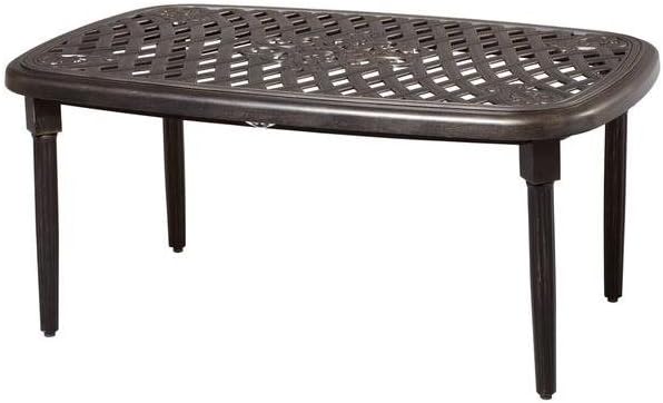 Hampton Bay Edington Patio Coffee Table Amazon Co Uk Garden Outdoors