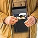 Fintie Passport Holder Neck Pouch [RFID Blocking] Premium PU Leather Travel Wallet, Black