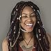 GUGELIVES 160PCS aluminum hair coil dreadlocks Beads Cuffs braiding clips Spring Twisted Braid hair rings for braids accessories