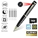 Hidden Camera Pen, HD 1080P Mini Portable Pocket Cam, Clip On Body Hidden Camera Security Pen Camera, Video Recording, Support Loop Recording, Suitable for Business and Conference