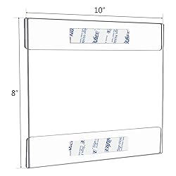 Niubee 8x10 inch Wall Mount Acrylic Sign Holder