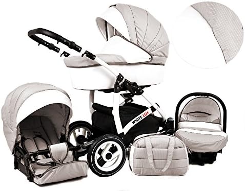 white lux travel system