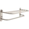 Delta Faucet 43024 24" Brass Towel Shelf With Bar - Polished Chrome, Concealed Mount