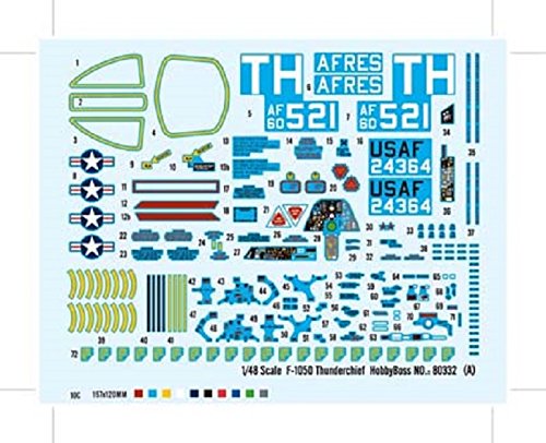 Hobby Boss F-105D Thunderchief Airplane Model Building Kit