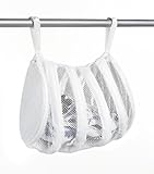 Whitmor WH-6954-1602 White Mesh Sneaker Wash Bag