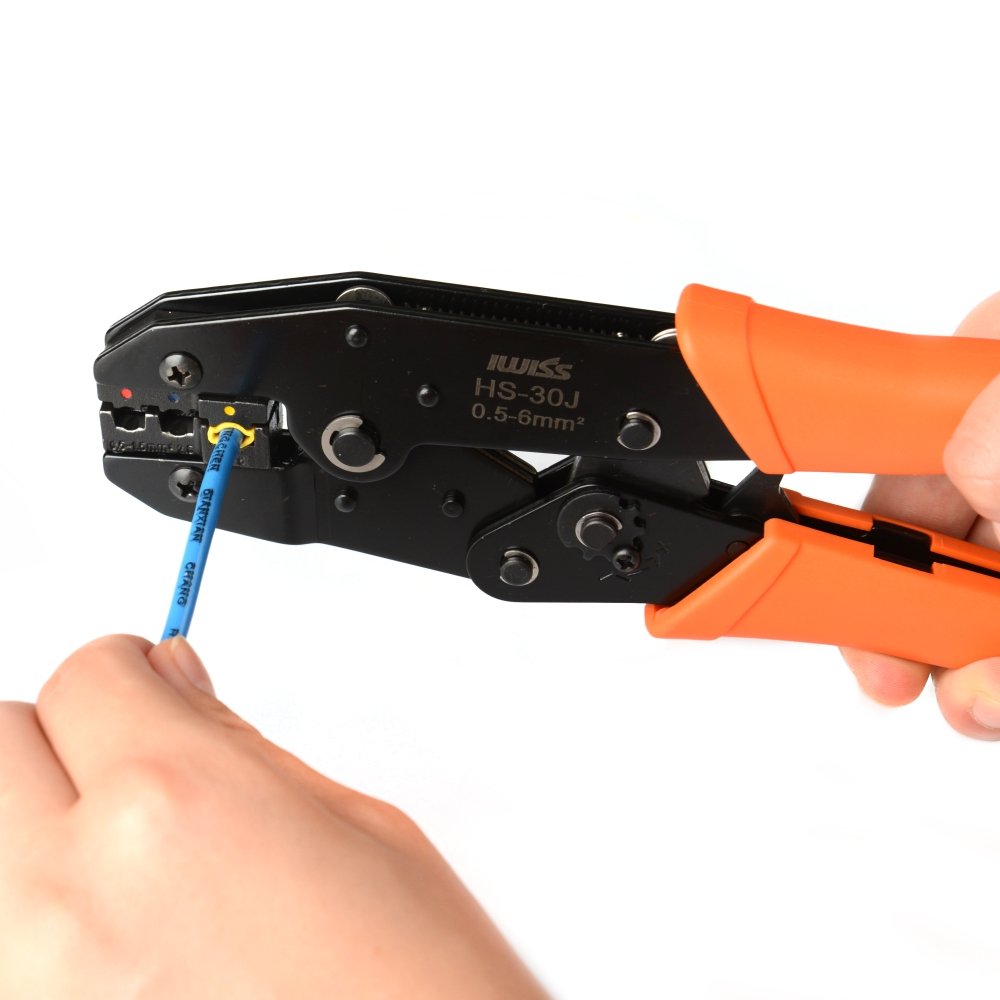 IWISS Crimping tool kit with StripperCutter for different kind