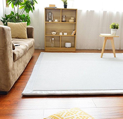 LEHOUR-Engrosamiento-Coral-Terciopelo-Alfombra-Manta-de-rastreo-para-nios-Alfombras-Suaves-de-Tatami-Antideslizante-para-nios-Enlarge-Play-Mat-Gris-150-200CM