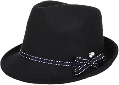 ladies black felt hat uk