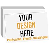 MornLu Custom Postcards with Design Personalized Postcards Add Photo/Text/Logo Print Your Own Postcards, Invitations, promotional， Announment Cards，2 Sided Thick Gloss Cover Card Stock