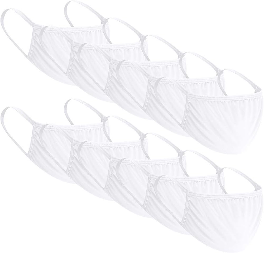 Bandana Protection Reusable Washable Snood Elastic for Man and Woman Anti Dust Cloth Balaclava Cover 10PC