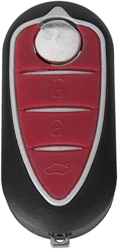ASLDZL Car Key Blank Remote Control 3 Buttons flip Folding Key Blank, for Alfa Romeo Mito Giulietta 159 GTA 147 156 166