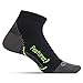 Feetures! Men's Plantar Fasciitis Relief Athletic Sock, black, Large (US Mens 9-12/US Womens 10-13)