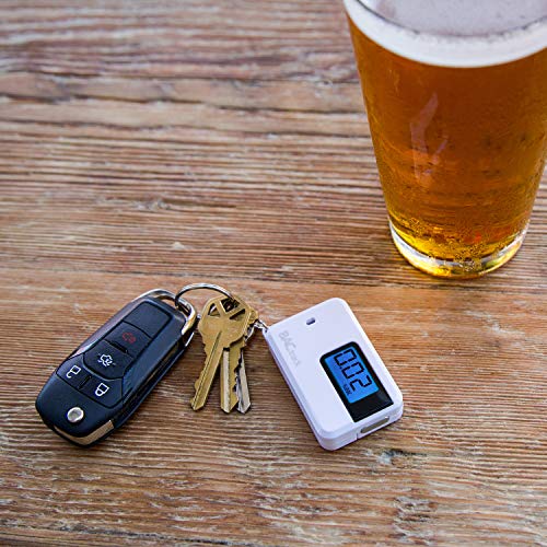 BACtrack Go Keychain Breathalyzer (White) UltraPortable Pocket